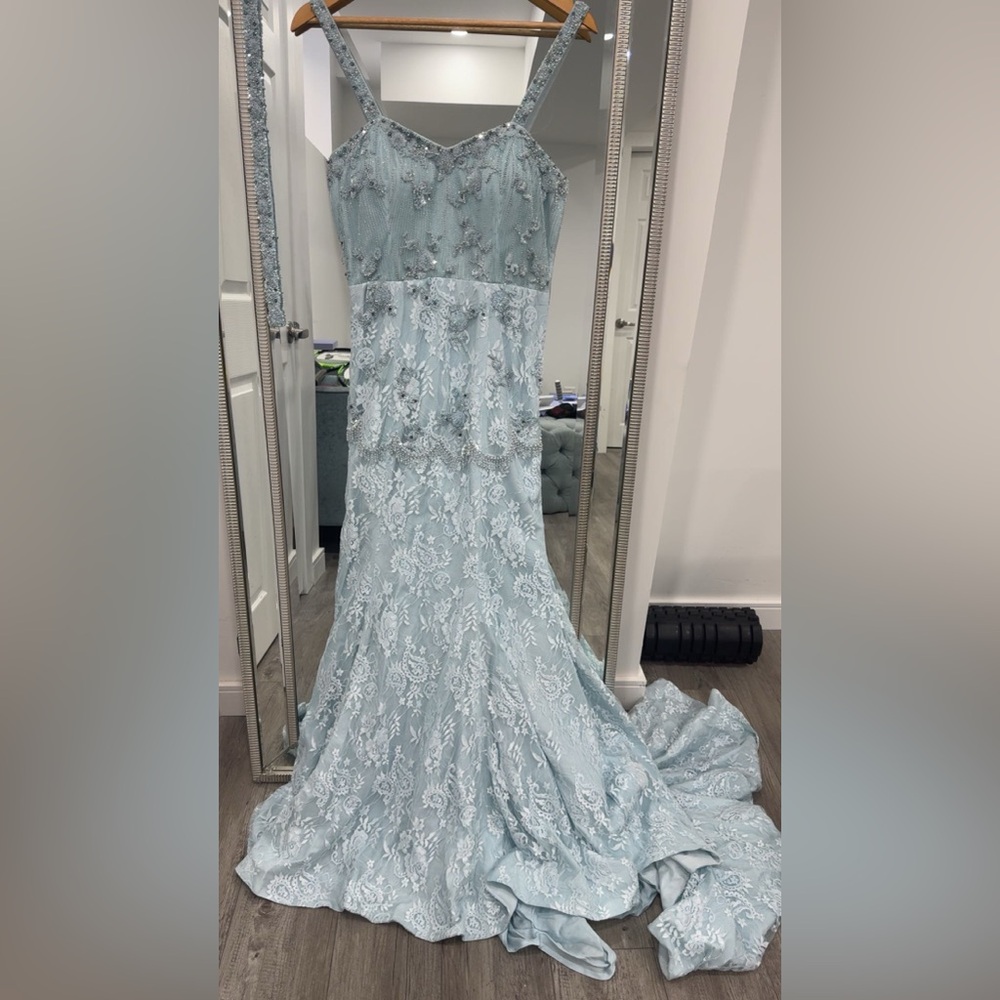 Elegant Beaded Lace Dress